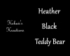 Heather Black Teddy Bear