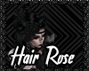 Black Glitter Hair Rose