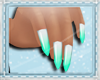 [E]Dipped In Mint Nails