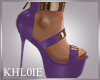 K purple Cloe heels