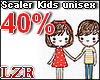 Scaler Kids Unisex 40%