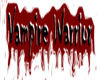 Vampire Warrior Sticker