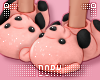 lDl Bear Slippers Peach