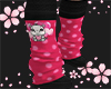 Pink Heart Boots