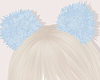 🍌 Hair Pompom Blue