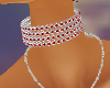 ruby and silver collar
