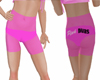 pink diva sheer shorts