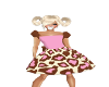 .D. pink moo cow dress