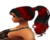 red and black hair