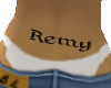 remy back tatto