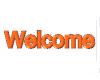 Weclome sticker