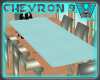 Chevron 9 Long Table