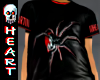 T-Shirt Spider SHINE Blk