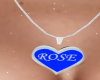 SILVER&BLUE NAME ROSE