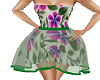 FloralDress w/overskirt
