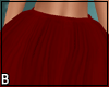 Red Full Skirt