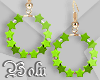 Green Yellow Stars