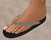 Tan Flip Flops (F)