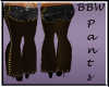 BBW Jeans Chaps blk/bro