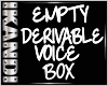 Empty Voice/Trigger Box 