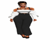 LOA Black-White Pantsuit