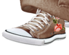 Roses brown sneakers