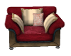 MD Red Suade chair