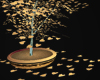 Gold heart confetti tree