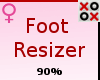 90% Foot Resizer - F