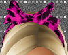 AP~ Pink Leopard Bow