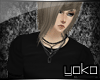 [YK] Tight Black T Shirt