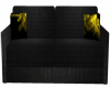 Blk/Yellow Couch