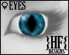 }HF{ Cat Eyes - Blue [F]