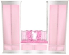 SG Pink Bedroom Settee