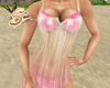 Beach Dress PinkWhite