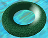 Green Dot Swim Ring Tube