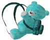 Teal Bear Back Pack