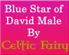 Blue Star of David Male