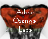 Adele Orange Lace Dress