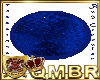 QMBR Rug Round Royal Blu
