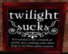 twilight sucks poster