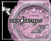 f pink metallic gshock+