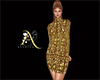 Gold Snake Skin Dress