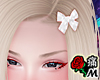 蝶 White Cute Bow