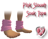 Pink Slouch Sock Tops