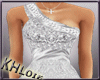 K marry in silver dress 