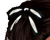 black & White hair bow