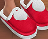 Fur Slippers Red