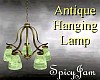 Antq Hanging Lamp Green