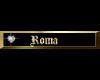 Custom Roma gold tag
